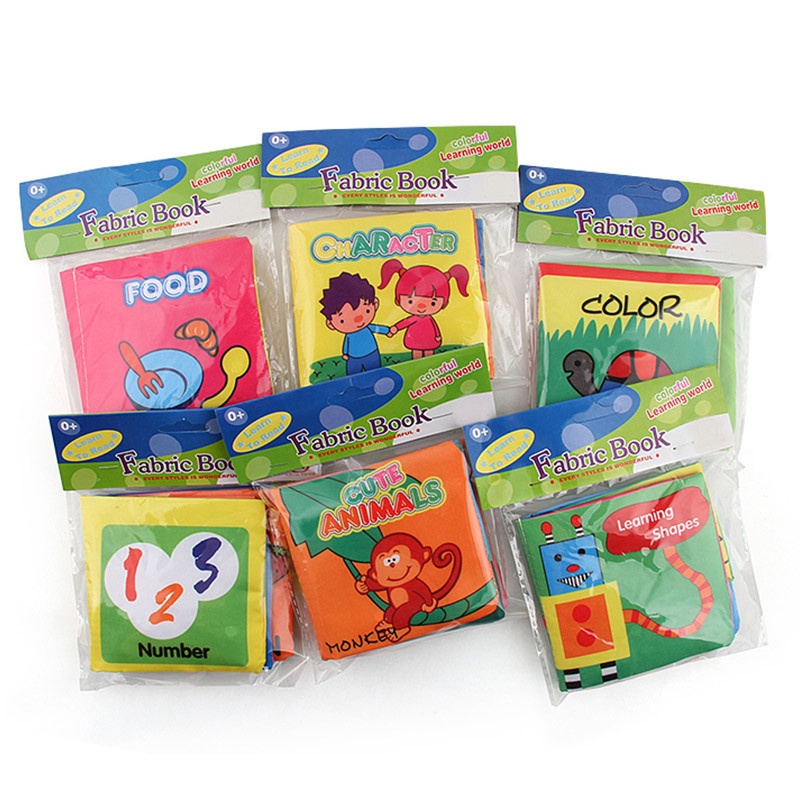 Comercio exterior transfronterizo bebé educación temprana libro de tela tridimensional