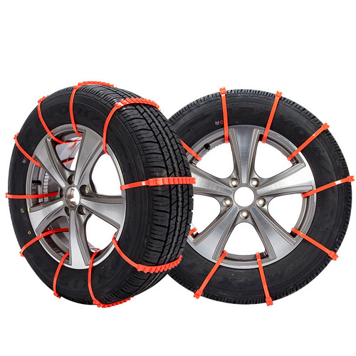 Factory direct sales vehicle anti-skid cable ties, car tire anti-skid chains, snow and mud emergency escape anti-skid chains
