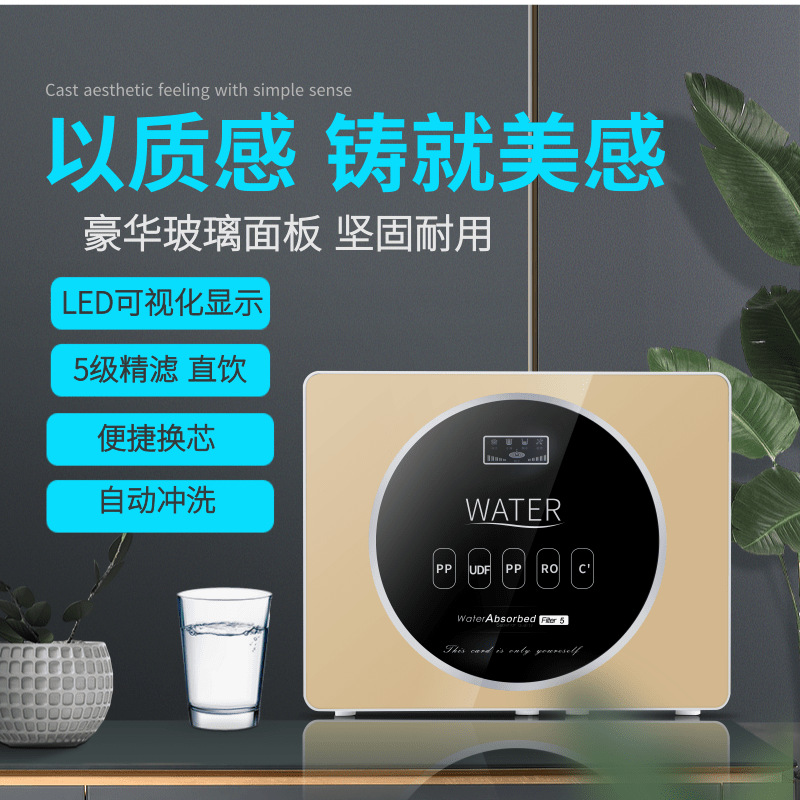 净水器家用RO反渗透净水机厨房电器自来水过滤器100G直饮水纯水机