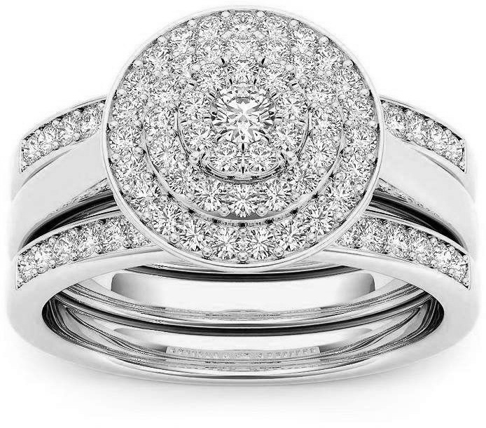 Sanjie Amazon Venta caliente europeo y americano pareja anillo chapado en oro con incrustaciones de circón anillo directo de fábrica joyería clásica