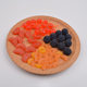 pvc soft glue fruit orange flap Cherry simulation chocolate food cake decoration accessories diy food play model