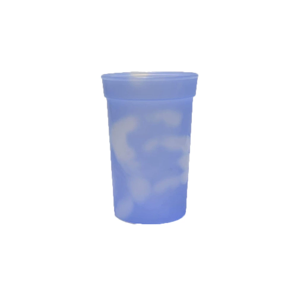 Поставка температуры обесцвечивания чашка холодное обесцвечивание термохромный пластиковый стаканчик материал PP мини-подарочная чашка для печати логотипа