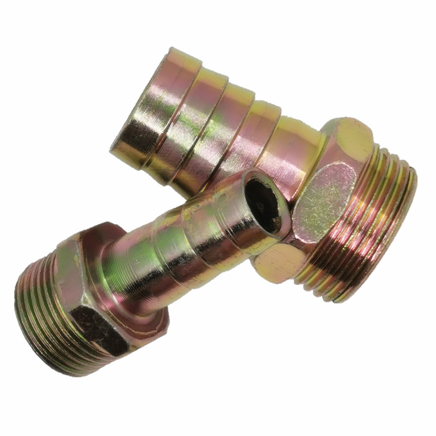 铁镀彩锌外丝宝塔 软/皮管接头 水暖配件 厂家直销批发