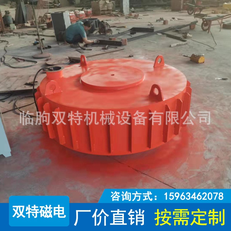 RCDB强磁除铁器 超强圆盘式电磁除铁器设备 自卸式电磁除铁器