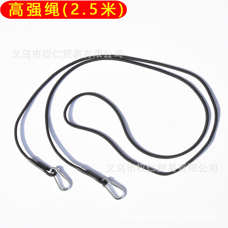 DIY integral fitness músculo entrenador accesorios clip de tensión en el pecho espalda ancha hombro bíceps barra tracción alta resistencia cuerda