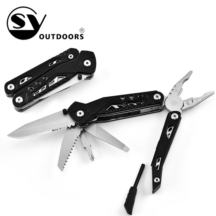 厂家直销不锈钢多功能刀钳折叠钳剪便伸缩工具钳户外折叠刀具野营