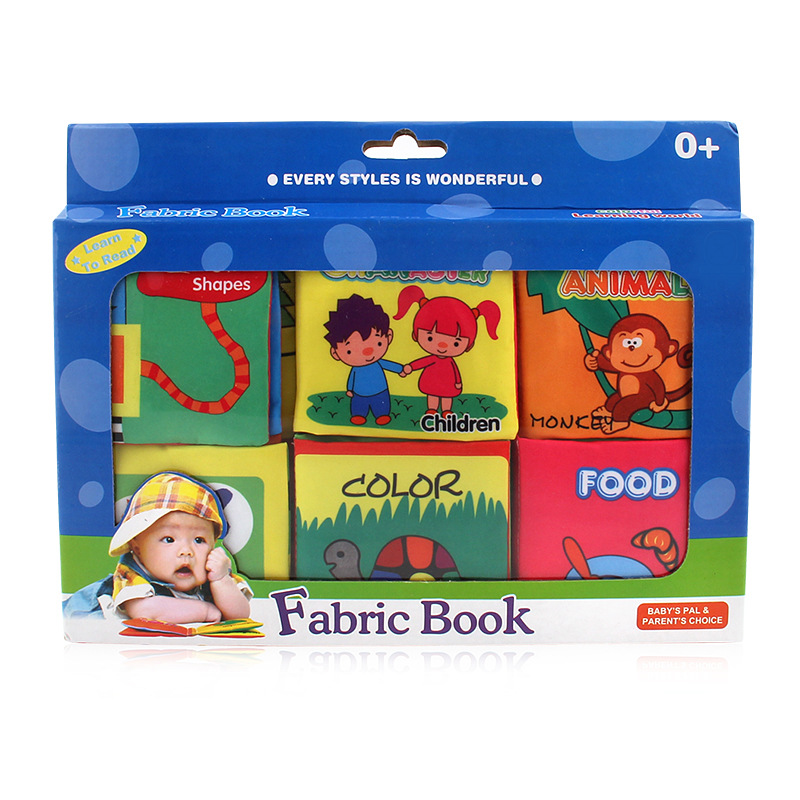 Juguetes educativos para bebés libro de tela juguetes de educación temprana libro de tela de papel sin desgarros lavable 2951 seis en caja image 6