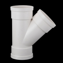 �S��ֱ�N��DPVC��ɫ&phi;50-110*75 PVC-U45��б��ͨ��ˮ�܌������