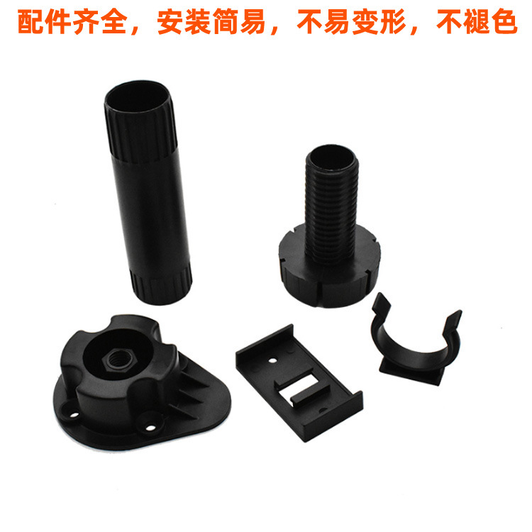 Muebles de plástico negro gabinete de Pie ajustable pierna de gabinete de plástico