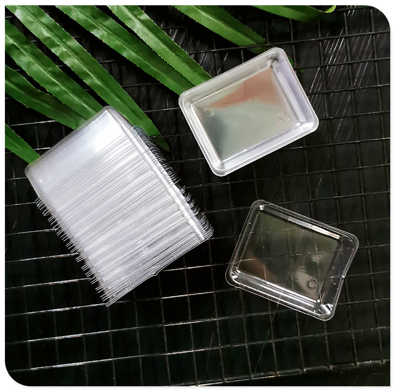 Pequeño C soporte piña pastel embalaje bolsa D piña pastel titular caja de plástico soporte transparente pastelería galleta soporte interior soporte de la torta de carne soporte inferior