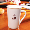 Creative Ceramic Cup Promotion Hotel Gift Bone Porcelain Cup Bringing Mark Mark Cup Manufacturer Logo Advertising Cup