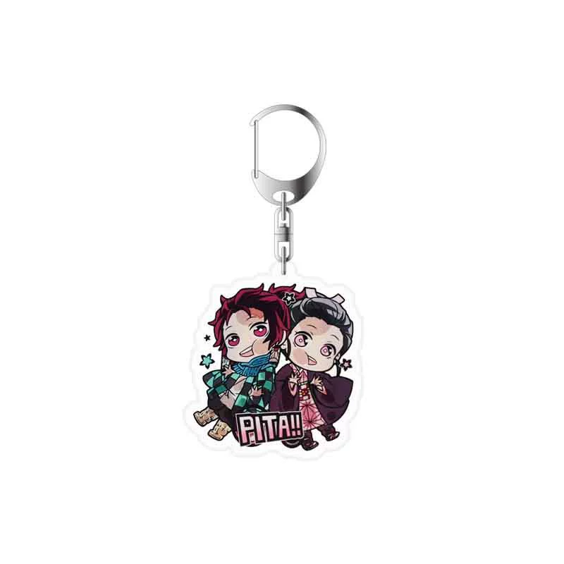 Acrylic double-sided keychain, transparent pendant