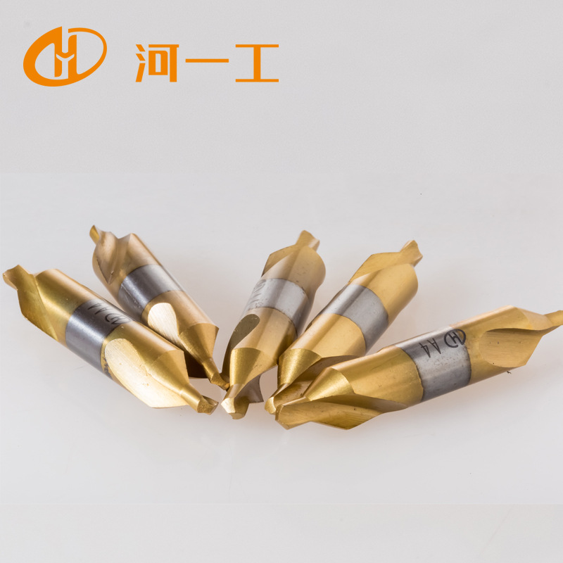 河一工 高速钢中心钻 A型螺旋槽中心钻头套装 A型中心钻 厂家批发