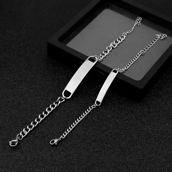 classic universal base bracelet for men and women stainless steel