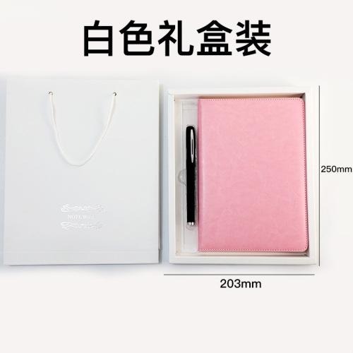 a5 office simple stationery notebook with printed logo notepad pu imitation leather notebook student business wholesale