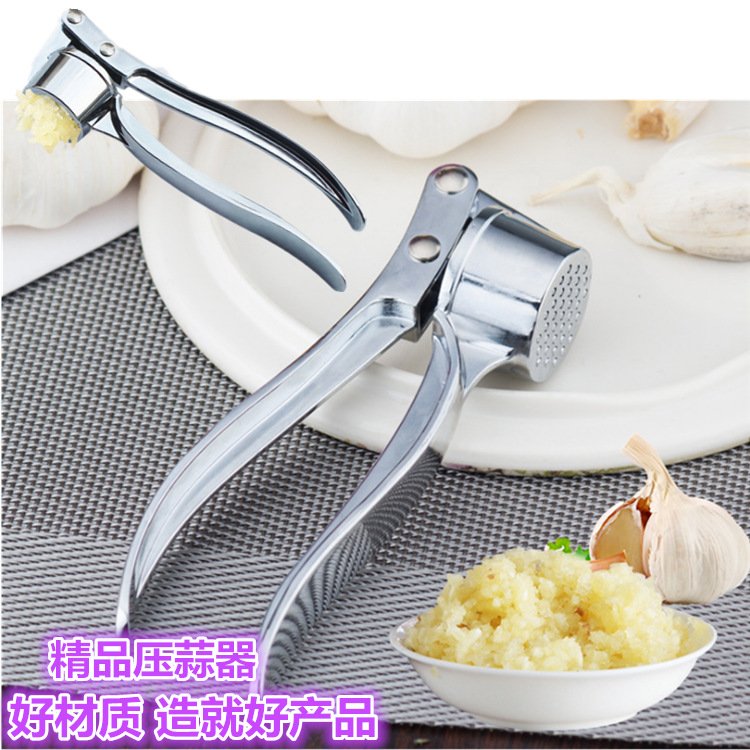 Garlic Press, Garlic Masher, Kitchen Household Manual Multifunctional Garlic Crusher, Stainless Steel Garlic Grinder, Garlic Squeezer
