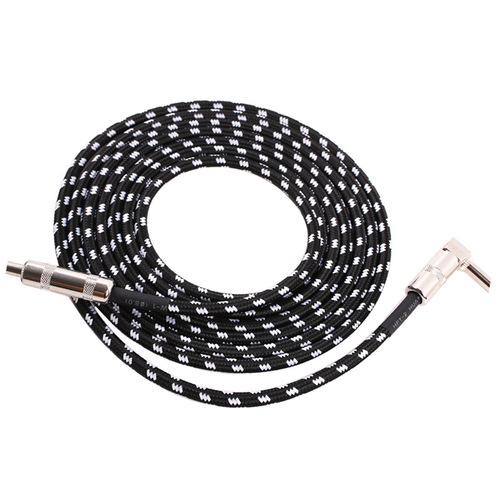 Wholesale Folk Electric Box Electric Guitar Cable 3m 6m Bass Performance Noise Reduction Elbow Audio Electric Guitar Cable