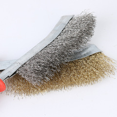 Factory-supplied encrypted steel wire brush for stainless steel wire brush production