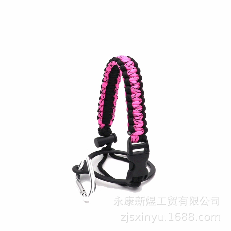 Amazon hidro frasco taza de cuerda taza de agua cuerda de transporte hervidor de agua correa portátil Boca Grande espacio olla cuerda portátil