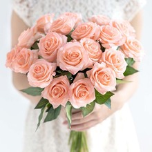 仿真玫瑰花 手感保湿玫瑰花人造花玫瑰假花家居婚庆装饰玫瑰假花
