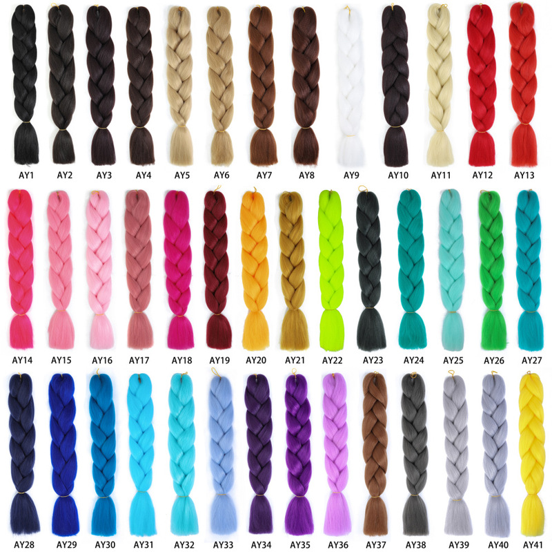 Cross-Border African Colorful Big Braided Wigs, High-Temperature Silk Twist Braids, Messy Braided Hair, Synthetic Hair, Large Loose Thick Braids