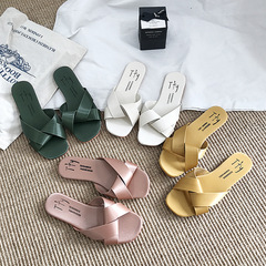 Women's slippers, flat shoes,sizes 35-41，涼拖鞋女外貿速賣通