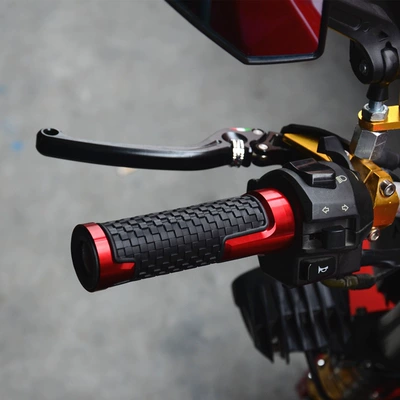 Motorcycle Handle Cover: aluminum alloy handle horizon
