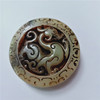 Antique jewelry jade, double-sided carved pendant, wholesale