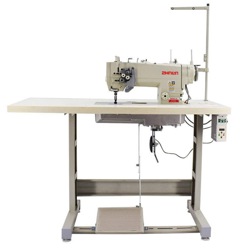 842/872 sola aguja Rod máquina doble de la aguja 845/875 aguja doble Rod ángulo recto que dobla la máquina de coser plana de la aguja doble de la impulsión directa de la computadora