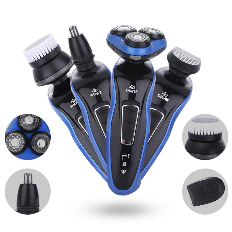 110V-220VUSB线飞剑男士双环刀头批发剃须刀电动车载剃胡刀多功能