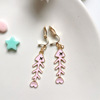 Cute cartoon earrings, fresh children's short ear clips, Korean style, simple and elegant design, no pierced ears, wholesale