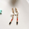 Cute cartoon earrings, fresh children's short ear clips, Korean style, simple and elegant design, no pierced ears, wholesale