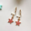 Cute cartoon earrings, fresh children's short ear clips, Korean style, simple and elegant design, no pierced ears, wholesale