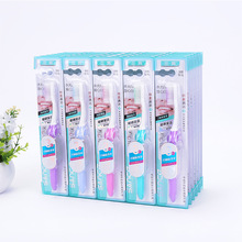 成人软毛牙刷硅胶手柄高端日用百货厂家直销2元店货源超市商场