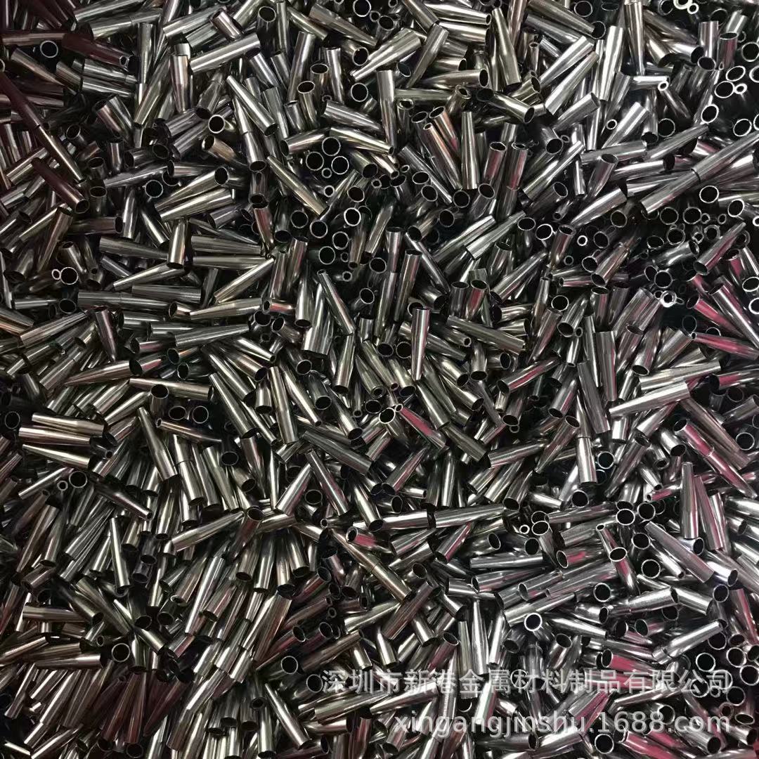304不锈钢毛细管 精密切割 缩口倒角 封圆头割孔 磨尖折弯