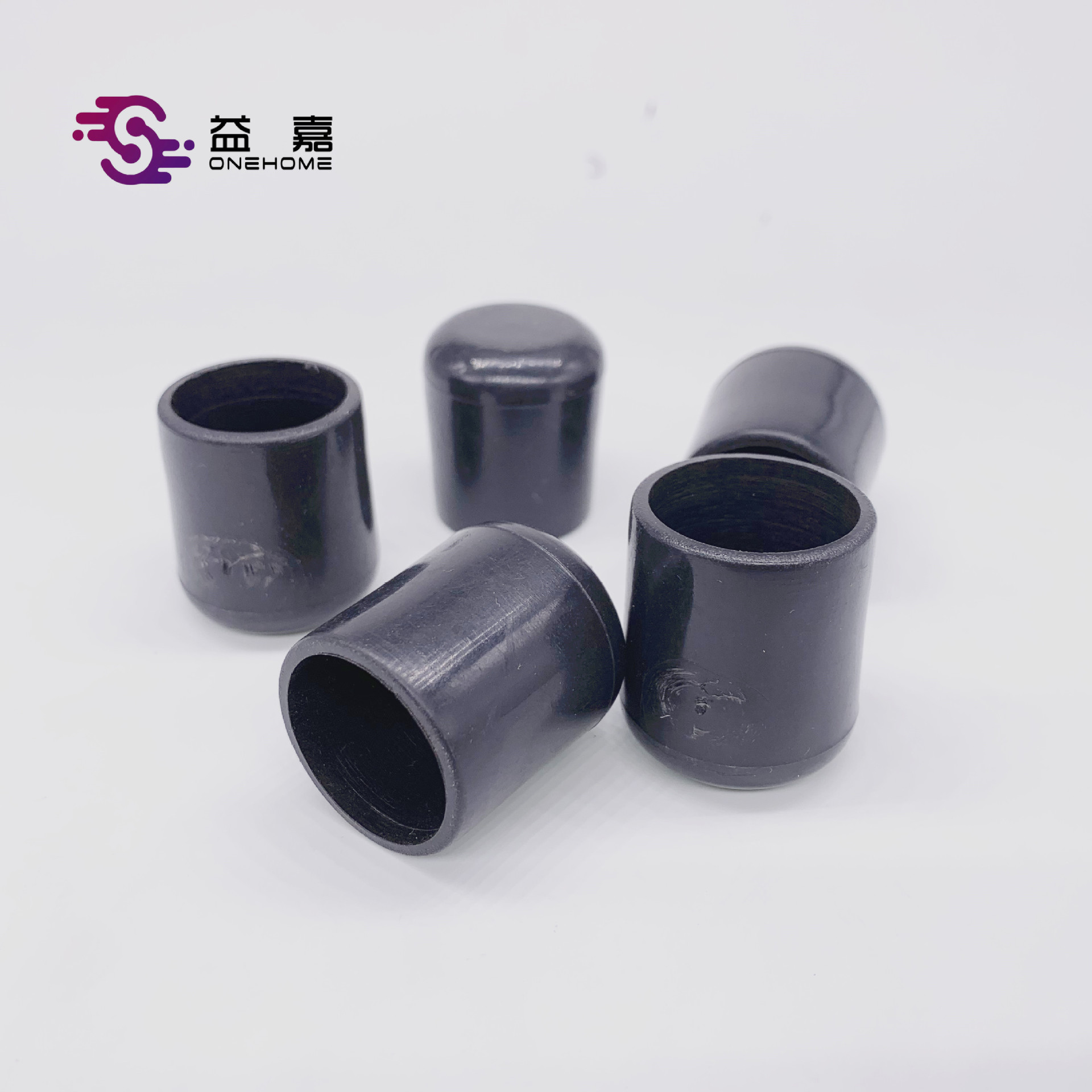 管外套7分 22mm加长胶帽 加厚胶套  家具厚脚垫 家私长脚套