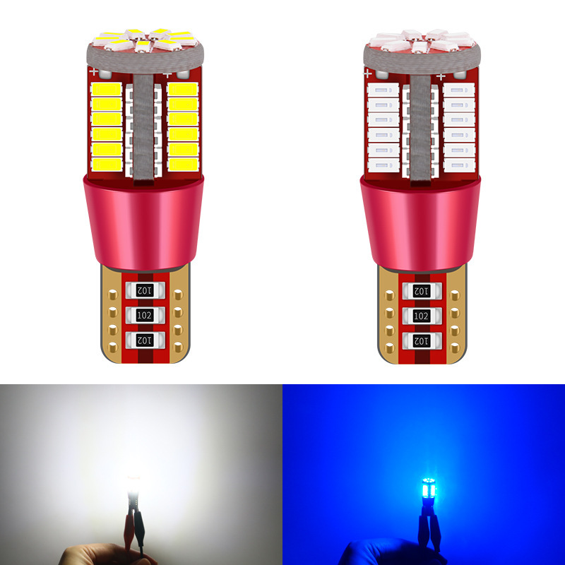 Suministro transfronterizo t10 luz del instrumento 57smd t10 luz de la matrícula del coche led ancho de luz 3014 luz de lectura