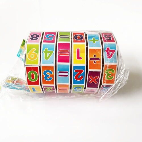 Plastic cylinder arithmetic number Rubik's cube children's street stall science and education educational toys mathematics enlightenment early education intellectual development