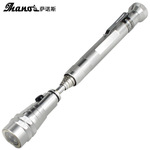 跨境货源 LED捡拾器手电工具灯 多功能笔形灯 软管伸缩强磁手电筒