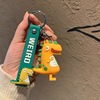 Cute cartoon dinosaur, keychain, transport, pendant, simple and elegant design, wholesale