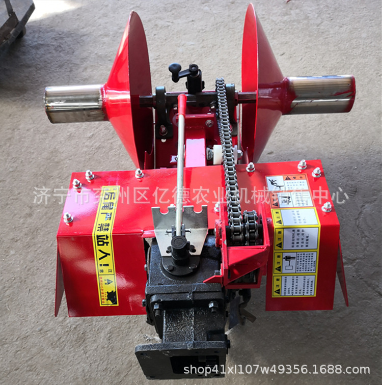 151手扶拖拉机配套开沟起垄器草莓开沟起垄器大棚草莓开沟起垄机