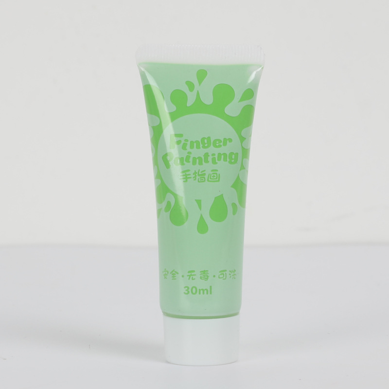 Pintura de dedos - verde amarillento / 30ml