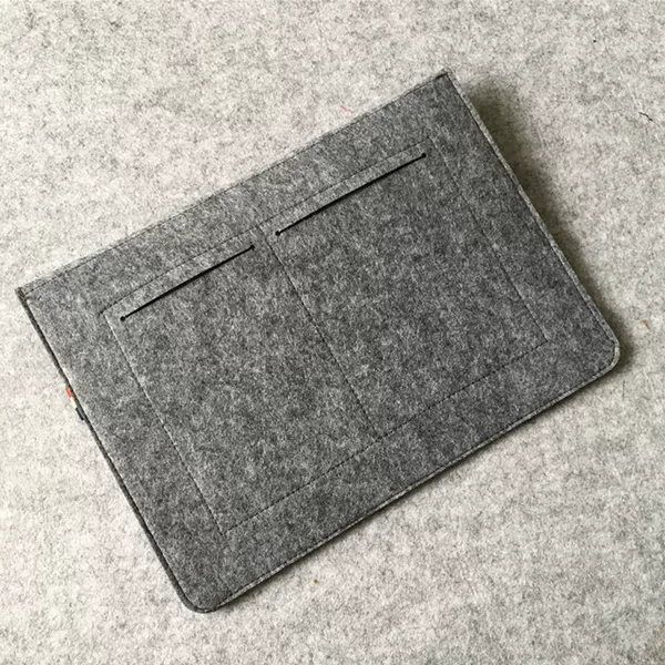 Manufacturer Customized Pure Color Business Popular Notebook Liner Bag Needle-Punched Cotton Computer Bag Hand-Held 9-17inch