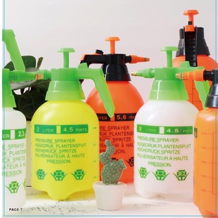 In Stock: 2L Hand-Held Air Pressure Watering Can, Plastic Watering Can, Gardening Supplies