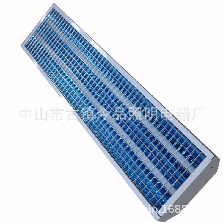 Classroom lights, eye-protecting classroom grille lights, double-tube anti-glare classroom grille lights, LED classroom grille lights