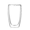 Factory wholesale thermal heat resistance double -layer glass water cup