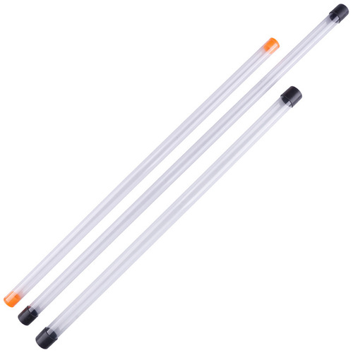 Manufacturer wholesale PVC transparent float tube buoy tube fish float box fishing mark single transparent tube fishing gear wholesale