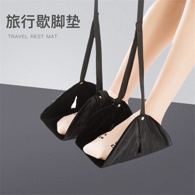 Дорожная подставка для ног, высокоскоростная автомобильная направляющая, сумка для подставки для ног для отдыха в самолете, стол для деловых поездок, расслабляющее положение на ножках, портативная подставка для ног