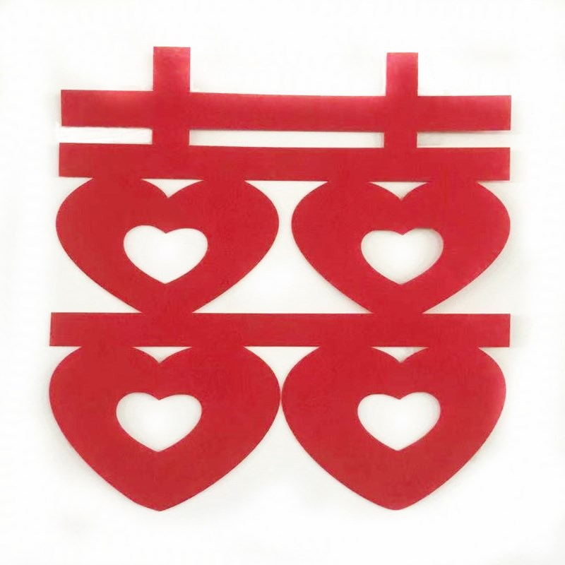 No tejido de la boda decoración de la boda suministros Lotus mariposa libélula boda diseño de la habitación grande pegatinas de boda