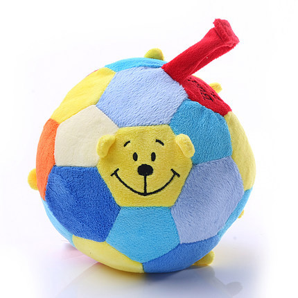 Sonajero de fútbol de cabeza de oso súper suave